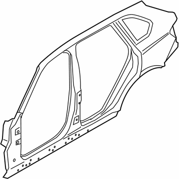 BMW 41217352038 Body-Side Frame Right