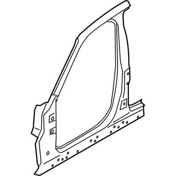 BMW 41217352063 Column A With Left Rocker Panel