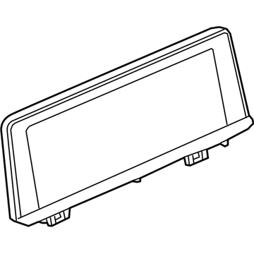 BMW 65505A065D2 CENTRAL INFORMATION DISPLAY