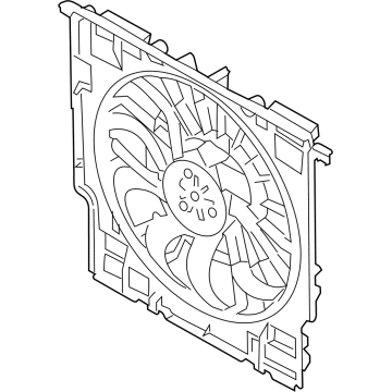 BMW X5 A/C Condenser Fan - 17425A57750