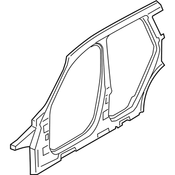 BMW 41117385429 Side Frame, Middle Left