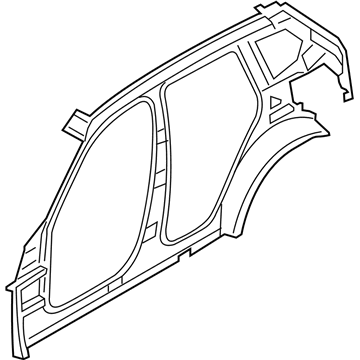 BMW 41217385431 Left Interior Side Frame