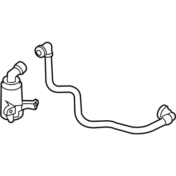 BMW 16137170673 Vent Pipe With Dust Filter