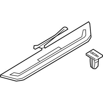 BMW 51478074839 M SILL TRIM, ILLUMINATED, FR