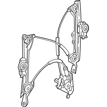 2019 BMW 640i xDrive Gran Turismo Window Regulator - 51358494805