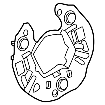 BMW 61319882774 HORN PLATE