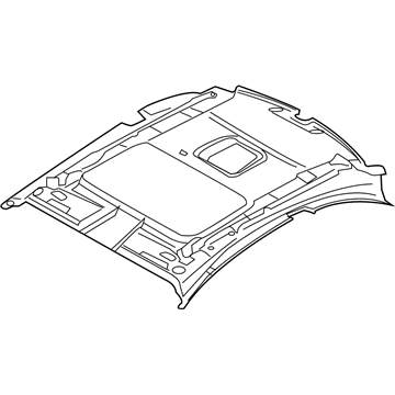 BMW 51442997375 Headlining, Lift-Up & Slide-Back Sunroof