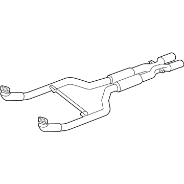 2016 BMW M5 Exhaust Resonator - 18307848140