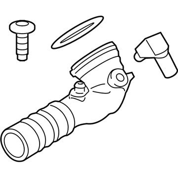 BMW 740i Air Intake Hose - 13717609810