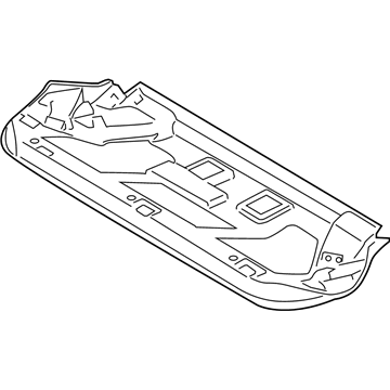 BMW 52207235431 Seat Carrier, Rear