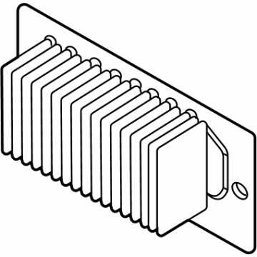 BMW 63115A64447 HEAT SINK LEFT