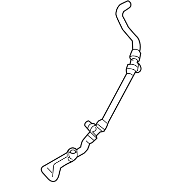 BMW 64216821653 COOLANT HOSE FUEL RETURN 1