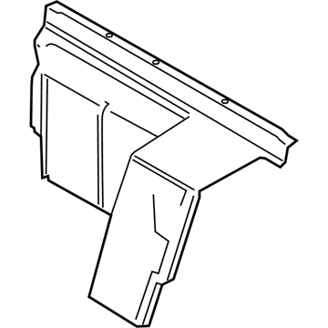 BMW 51477301067 TRUNK PARTITION TRIM PANEL