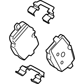 BMW 34212284389 Repair Kit, Brake Pads