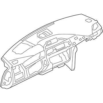 BMW 51459865352 Instrument Panel With Dec. Stitching