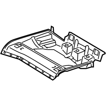 BMW 52209113028 Seat Carrier, Rear Right