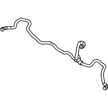 BMW 750i Radiator Hose - 17128602862