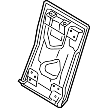 BMW 52207299958 Backrest Frame, Right