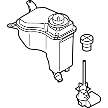 BMW 323i Coolant Reservoir - 17137640514