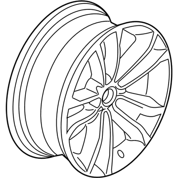 BMW 36116850293 Disc Wheel, Light Alloy, Bright-Turned