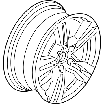 BMW 36117842637 Light Alloy Rim