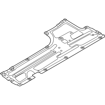 BMW 51757224462 Underside Panelling, Right