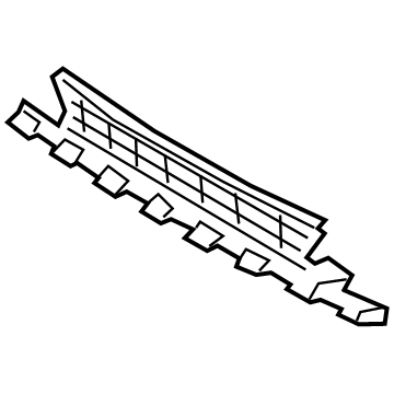 BMW 51118069766 Grill, Air Intake, Center