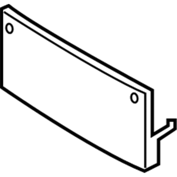 BMW 51118050492 Licence Plate Base