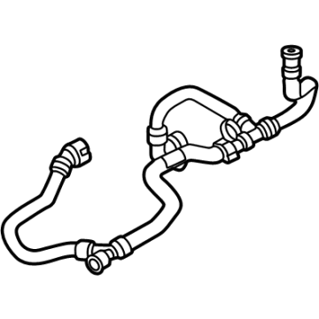 BMW 17125A2EC98 LINE, CHARGE AIR COOLER