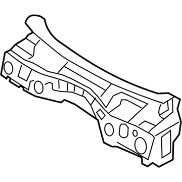 BMW 51486981131 Sound Insulating., Splash Wall, Upper Part