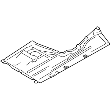 BMW 51757241831 Underbody Panelling, Middle Left