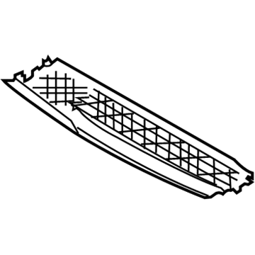 BMW 51717011218 Air Duct, Radiator, Bottom