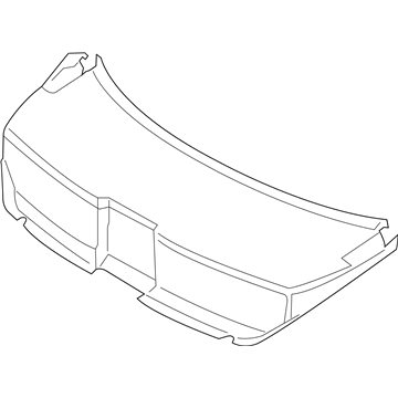 BMW 51497188772 Trim Panel, Trunk Lid