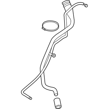 2014 BMW 640i Gran Coupe Fuel Tank Filler Neck - 16117277672