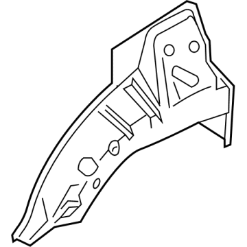 BMW 41007947375 REAR LEFT WHEELHOUSE, INNER