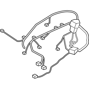 BMW 12515A58C91 ENGINE WIRING HARN.SENSOR SY