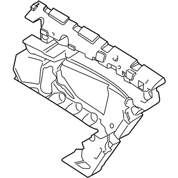 BMW 51487299048 Sound Insulation, Rear Right