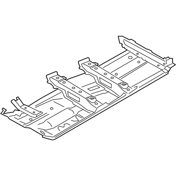 2018 BMW 530e xDrive Floor Pan - 41007444013