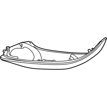 BMW 51167498216 HOUSING LOWER SECTION, RIGHT