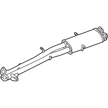 2005 BMW X5 Exhaust Pipe - 18307502201