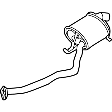 2005 BMW X5 Exhaust Pipe - 18107502184