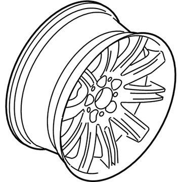 BMW 645Ci Alloy Wheels - 36116760625