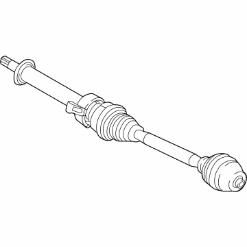 BMW 31608611323 Front Left Cv Axle Assembly