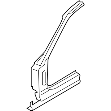 BMW 41217295236 Column A Exterior, Right