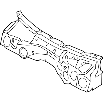 BMW 51487221966 Sound Insulating., Splash Wall, Upper Part