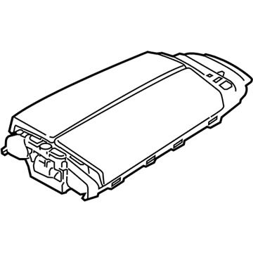 BMW 51169241719 Armrest, Leather, Front Middle