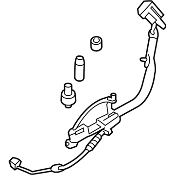 BMW 430i Gran Coupe A/C Liquid Line Hoses - 64539337124