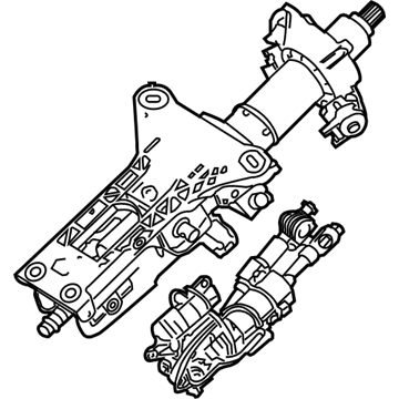 2007 BMW 525xi Steering Column - 32306788851