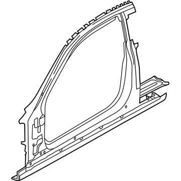 BMW 41217264029 Reinforcement, Side Frame, Left