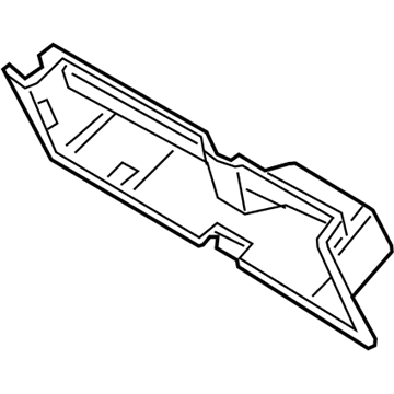 BMW 51747336224 Exhaust Air Duct, Lower Section